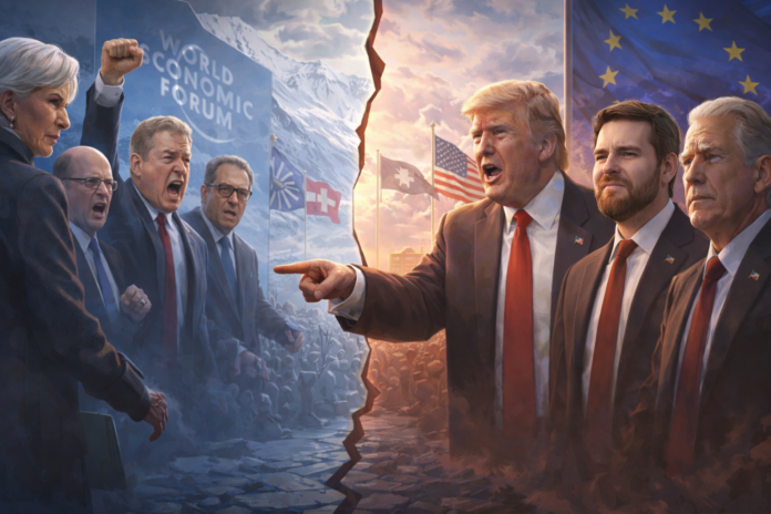 Davos-mondialisme contre souverainistes